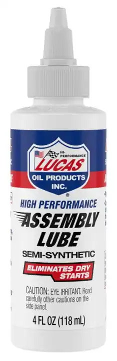 Pengarna tillbaka Monteringsfett Flytande / Assembly Lube 4oz (118ml) Lucas Oil