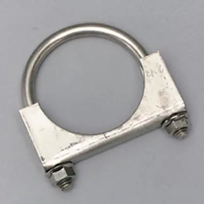 Autentisk avgasklämma, U-bult, 2.5"