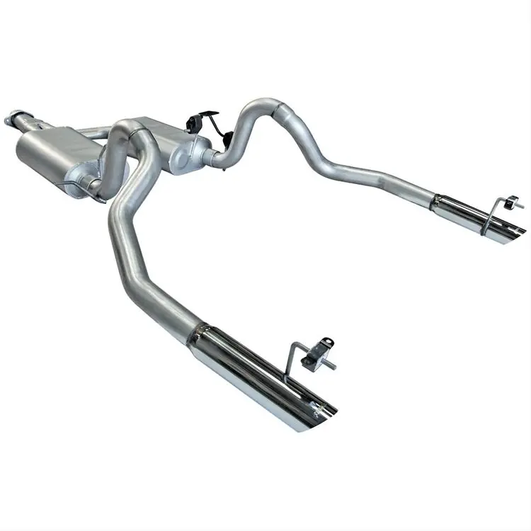 Autentisk avgassystem, cat-back, 2.5"