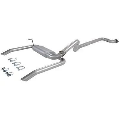Autentisk avgassystem, cat-back, 3"