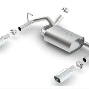 avgassystem, rear axle-back, 2.5" Expressleverans