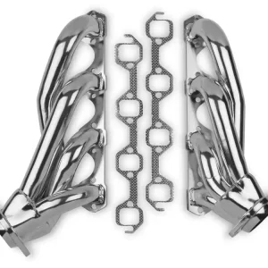extraktorrör, 1 5/8" rör, 2,5" kollektor, Shorty, silver keramisk coating Autentisk